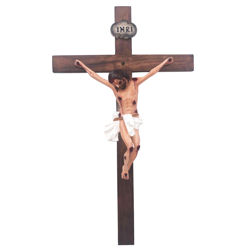 Crucifixo Barroco 85cm de Parede