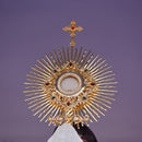 Ostensório Catedral com Pedras banhado a ouro