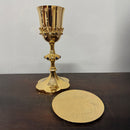 Cálice Gótico banhado a ouro