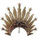 Resplendor Tradicional com Estrelas banhado a ouro