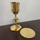 Cálice Gótico banhado a ouro