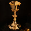 Cálice Ave Crux banhado a ouro