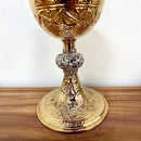 Cálice Evangelista banhado a ouro