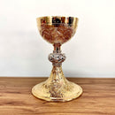 Cálice Evangelista banhado a ouro