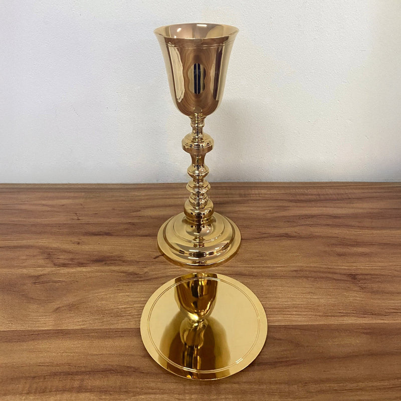 Cálice JHS banhado a ouro