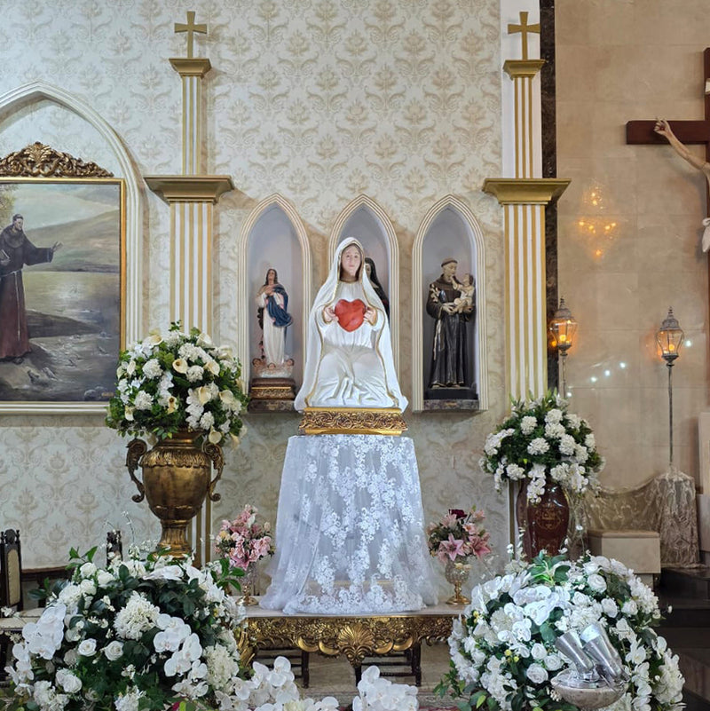 Nossa Senhora do Coração Orante 82cm