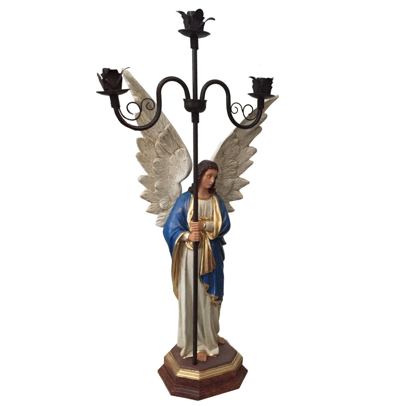 Anjo com Candelabro 93cm (Lado esquerdo)