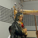 Diadema de Nossa Senhora das Dores com Coração banhado a níquel