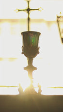 Cálice Templum Dei mod. B banhado a ouro