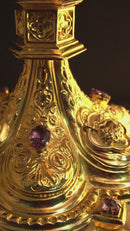 Cálice Cor Amoris banhado a ouro