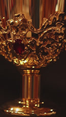 Cálice Santos Mártires banhado a ouro