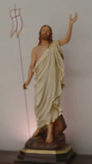 Cristo Ressuscitado 110cm (com manto envelhecido)