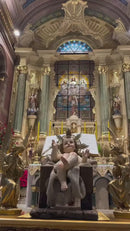 Resplendor com Raios banhado a ouro