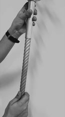 Cruz Processional Vaticana banhada a ouro - haste espiral