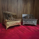 Estante de Altar Via Crucis banhada a ouro