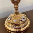 Cálice Passio Christi em banho misto de ouro e níquel
