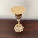 Cálice Barroco em banho misto de ouro e níquel