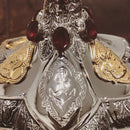 Conjunto de Cálice e Âmbula Notre-Dame banhados a níquel