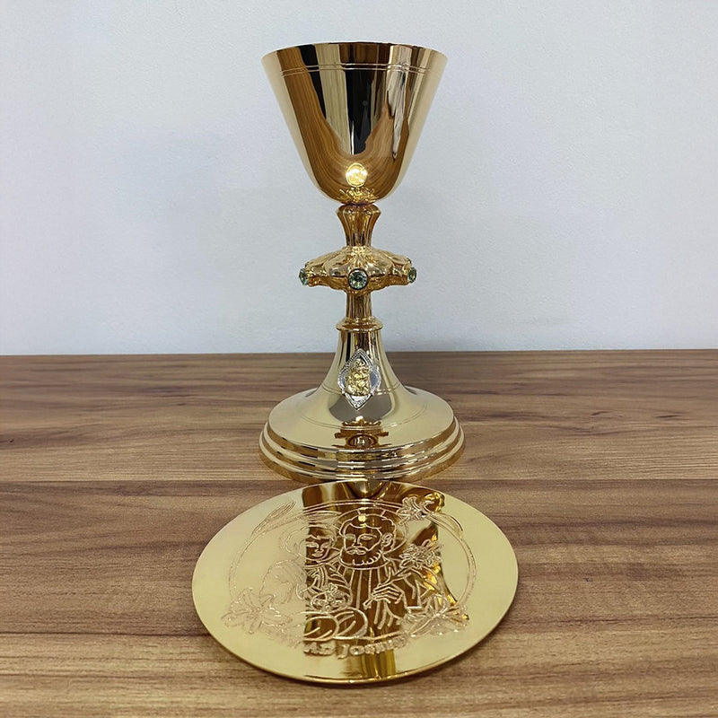 Cálice São José banhado a ouro