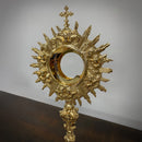 Ostensório JHS banhado a ouro