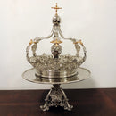 Conjunto do Divino (Coroa, Salva e Cetro) banhado a níquel