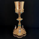 Cálice Templum Dei mod. A banhado a ouro