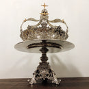 Conjunto do Divino (Coroa, Salva e Cetro) banhado a níquel