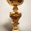 Cálice Rococó banhado a ouro