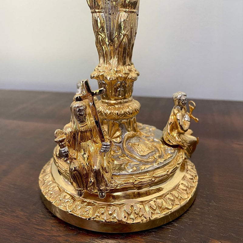 Cálice Romano em banho misto de ouro e níquel