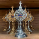 Relicário Gótico banhado a níquel