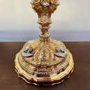 Cálice Passio Christi em banho misto de ouro e níquel