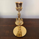 Cálice Romano em banho misto de ouro e níquel