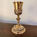 Cálice Passio Christi em banho misto de ouro e níquel