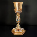 Cálice Virtudes em banho misto de ouro e níquel