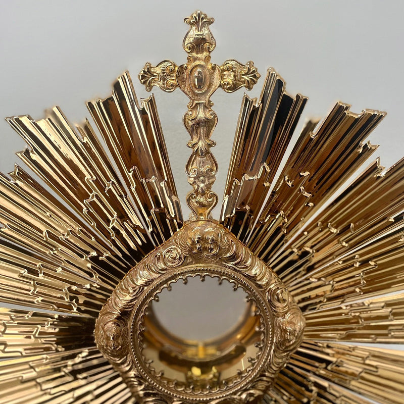 Ostensório Vaticano banhado a ouro