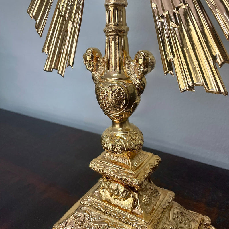 Ostensório Vaticano banhado a ouro