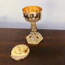 Âmbula Virtudes em banho misto de ouro e níquel