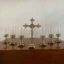 Donzela para Vela em Vidro 18x9cm