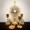 Ostensório Catedral banhado a ouro