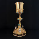 Cálice Templum Dei mod. A banhado a ouro
