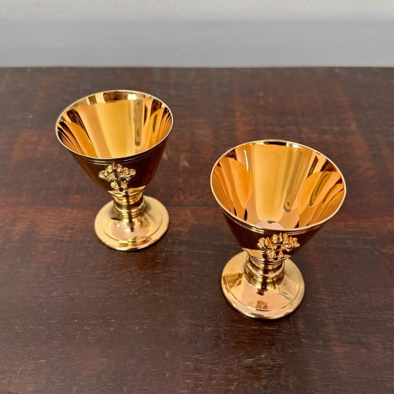 Pequeno Cálice para Comunhão de Celíacos - banhado a ouro