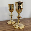 Cálice Gótico banhado a ouro