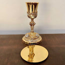 Cálice Passio Christi em banho misto de ouro e níquel